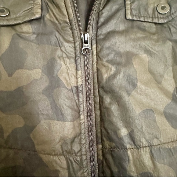 INC Army Camo Utility Vest – Women’s Large, Detachable Hoodie - Picture 2 of 4